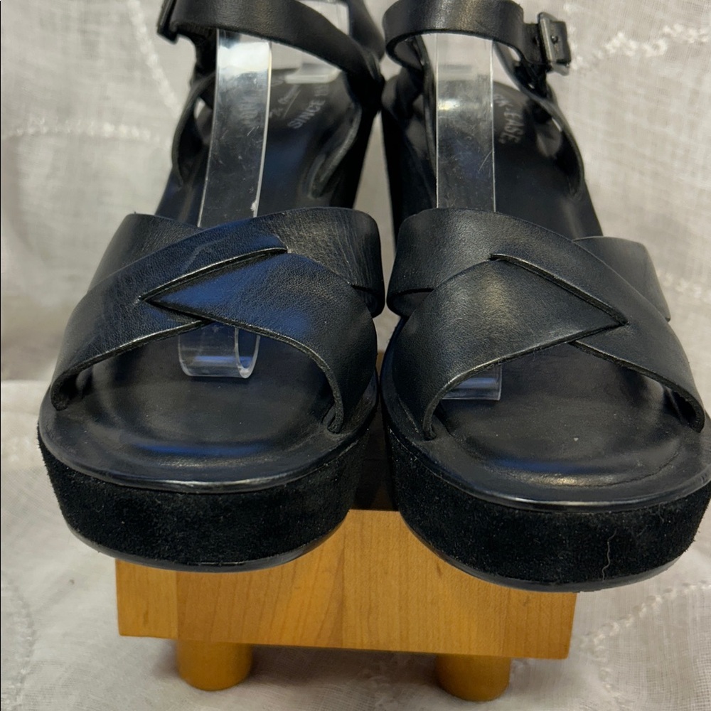 NWOT Kork Ease leather suede sandal wedge - Picture 6 of 16